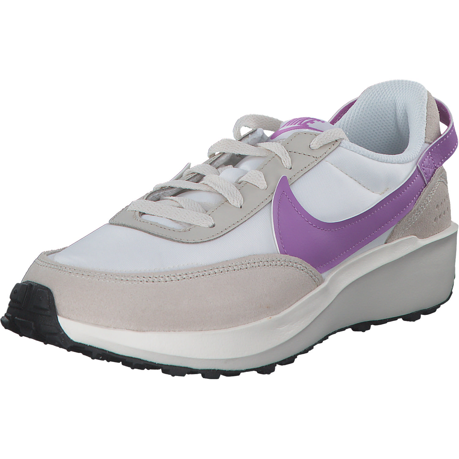 Nike Waffle Debut DH9523, Sneakers Low, Damen, white/rush fuchsia-lt orewood