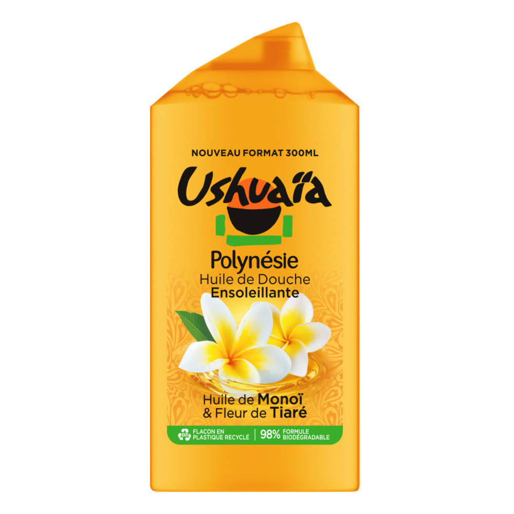 ushuaïa Ushuaïa Huile douche Monoï & Fleur de Tiaré 300ml Huile de Douche Monoï & Fleur de Tiaré