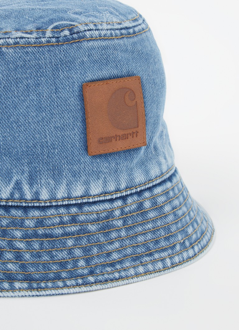 Carhartt WIP Stamp denim bøttehatt med logo