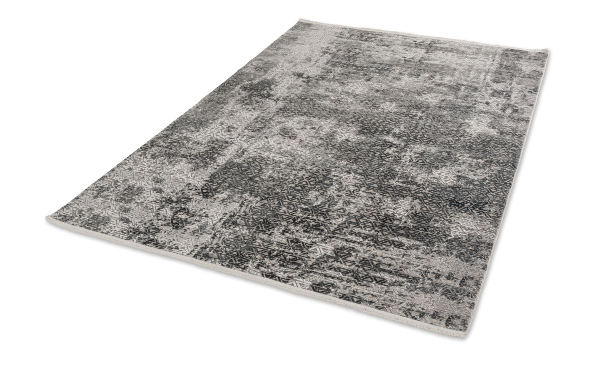 Schöner Wohnen Webteppich Vision Anthrazit 80 x 150 cm