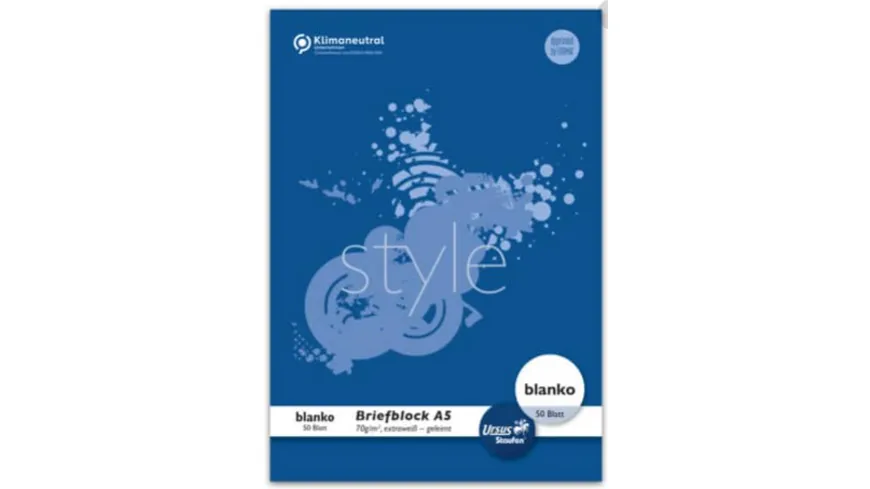 Briefblock A5 blanko 50Blatt