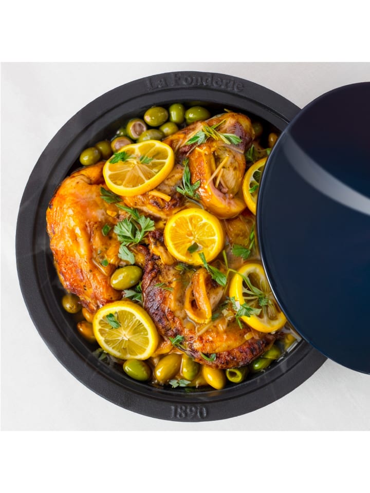 La Fonderie 1980 Tajine aus Gusseisen TINGHIR Blau günstig kaufen onesize
