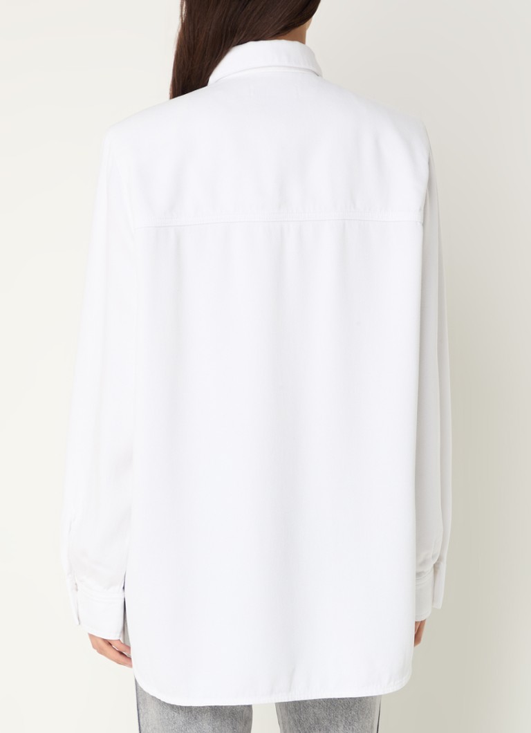 Giacca-camicia IRO Hikari in lyocell con tasche sul petto