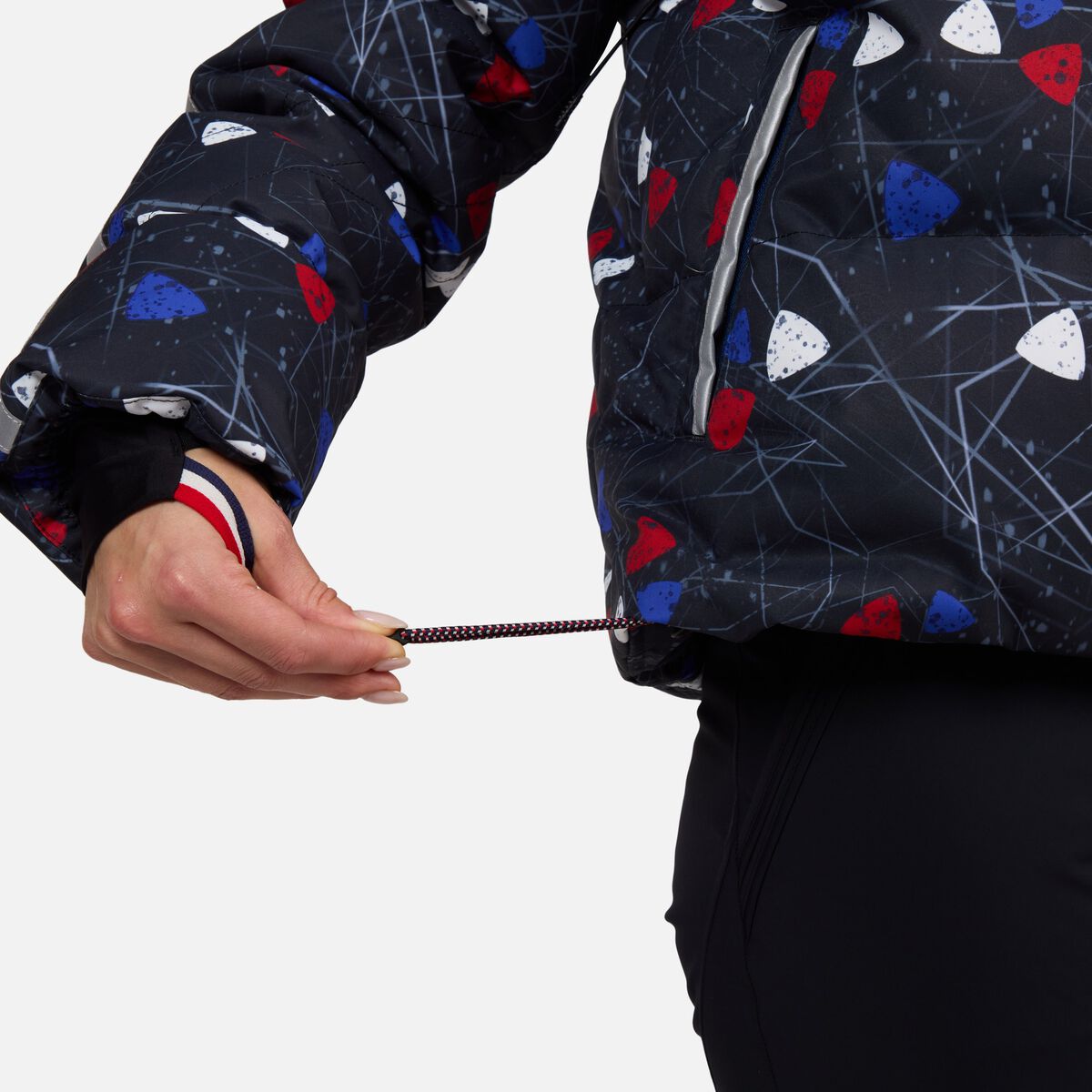 Damen-Daunenskijacke mit Print Ventina