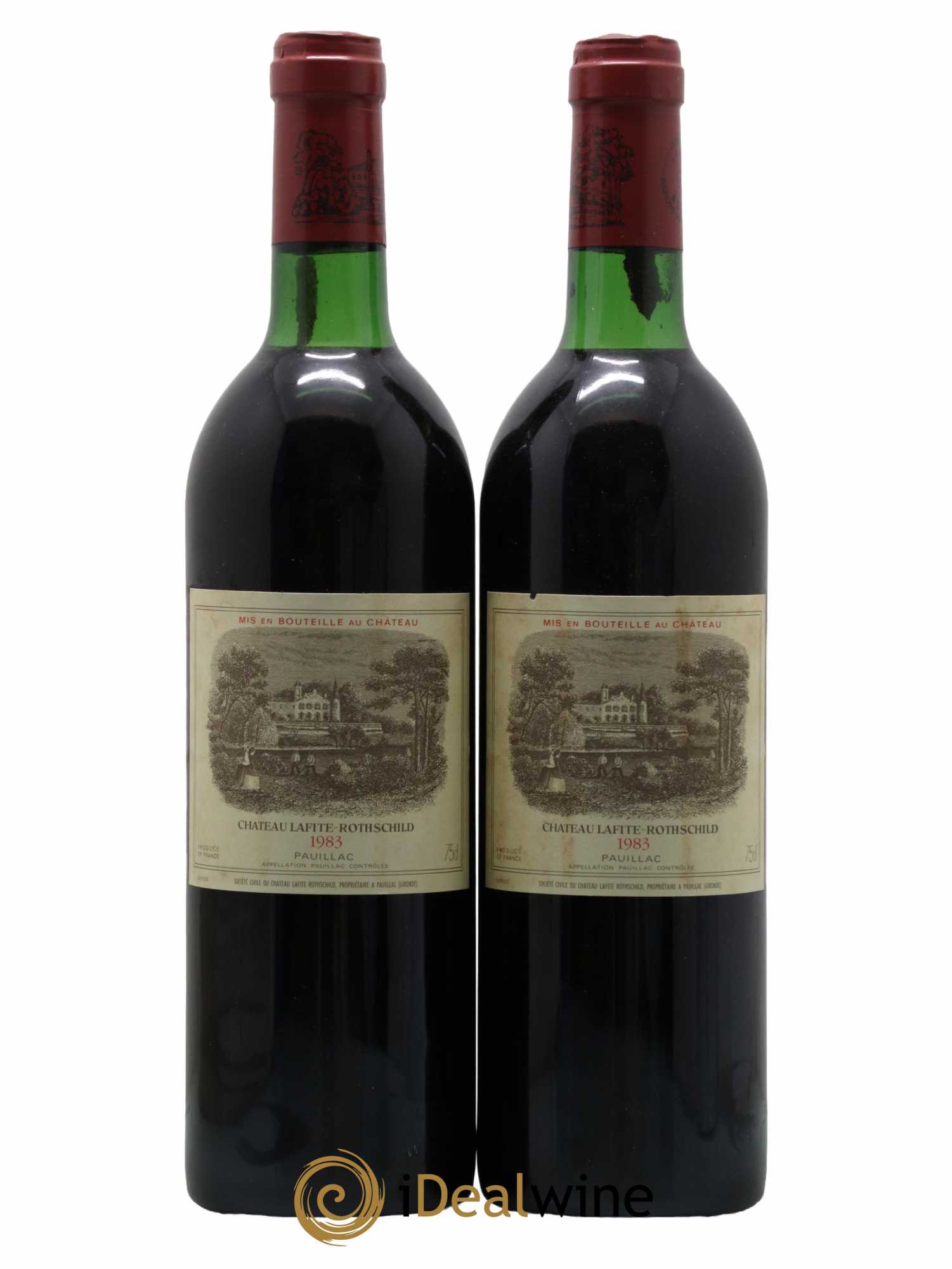 Château Lafite Rothschild 1er Grand Cru Classé  1983 - Lot de 2 Bouteilles