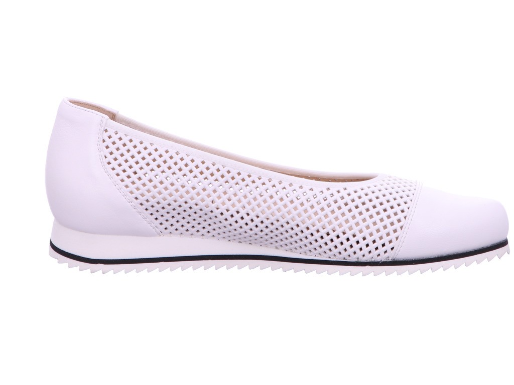 HASSIA Sportliche Slipper weiss