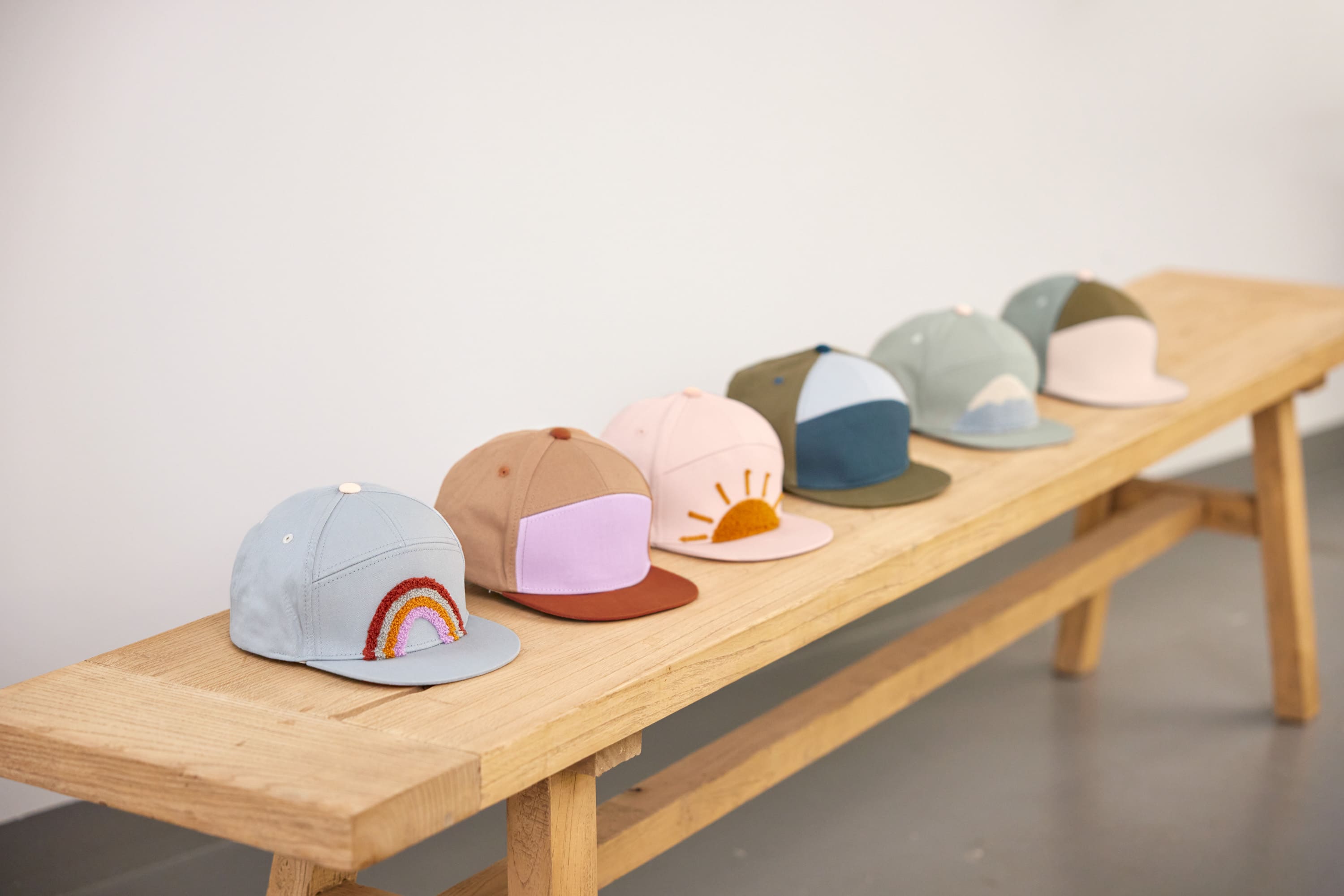 Kinder Cap - Little Gang, Rainbow Hellblau