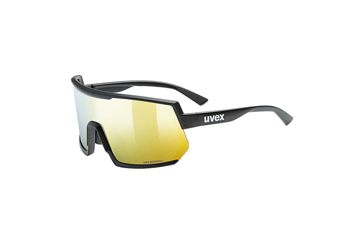 Uvex Sportstyle 235 P Black Matt / Mirror Yellow