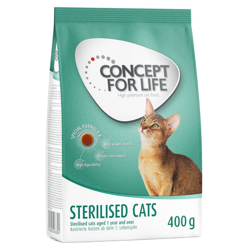 400 g Concept for Life Trockenfutter + 12 x 85 g Nassfutter in Soße zu TOP-Preisen