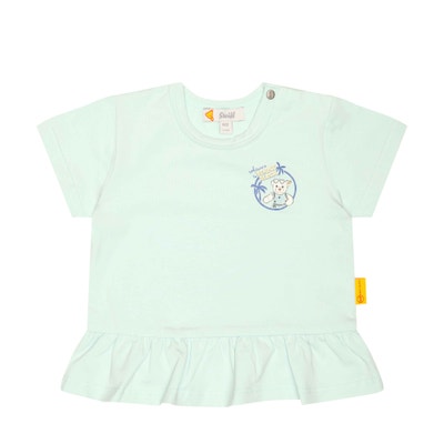 T-Shirt kurzarm, hellblau für Mädchen