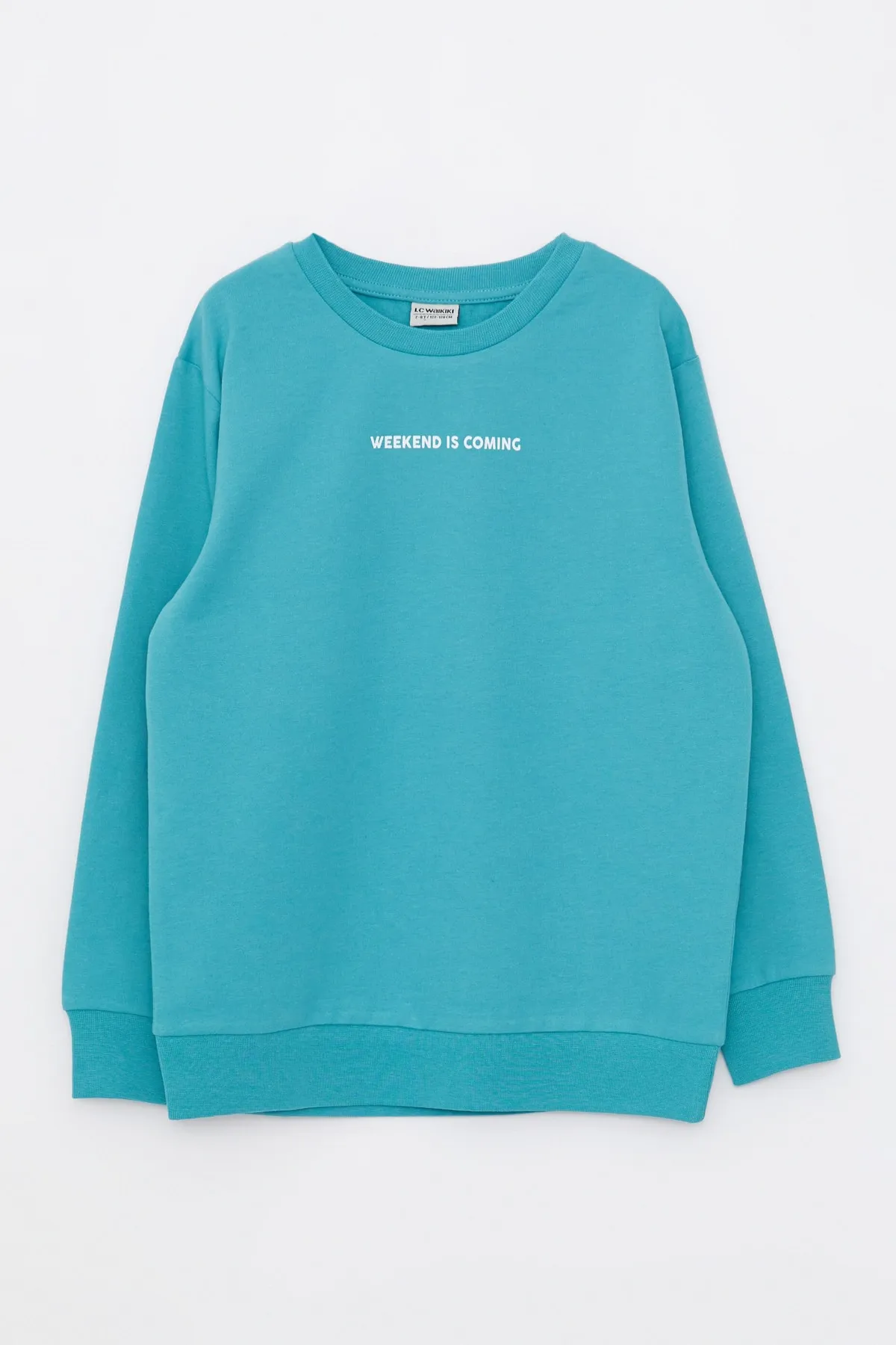 LC Waikiki  Sweatshirt - Türkis - Regular Fit