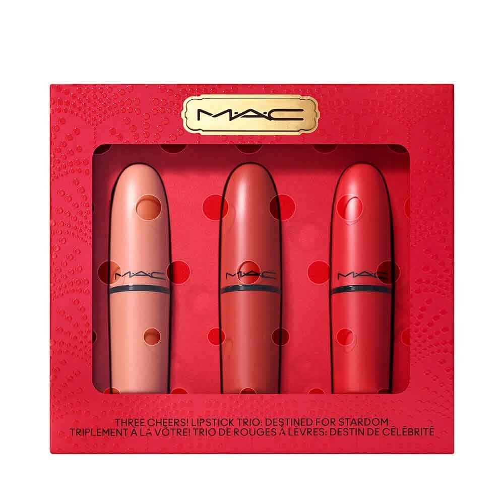 Mac Holiday Collection Three Cheers Lipstick Trio