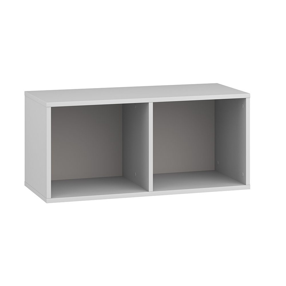 Lomadox Aktenregal BIARRITZ-131, Büroschrank in grau