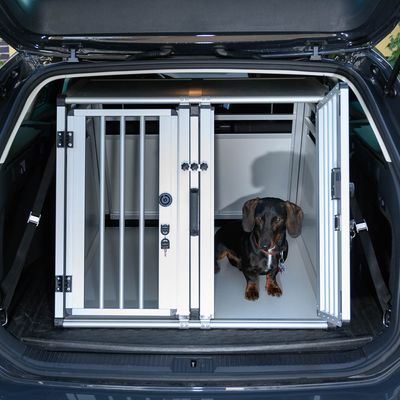 Autohundebox AluRide Doppelbox