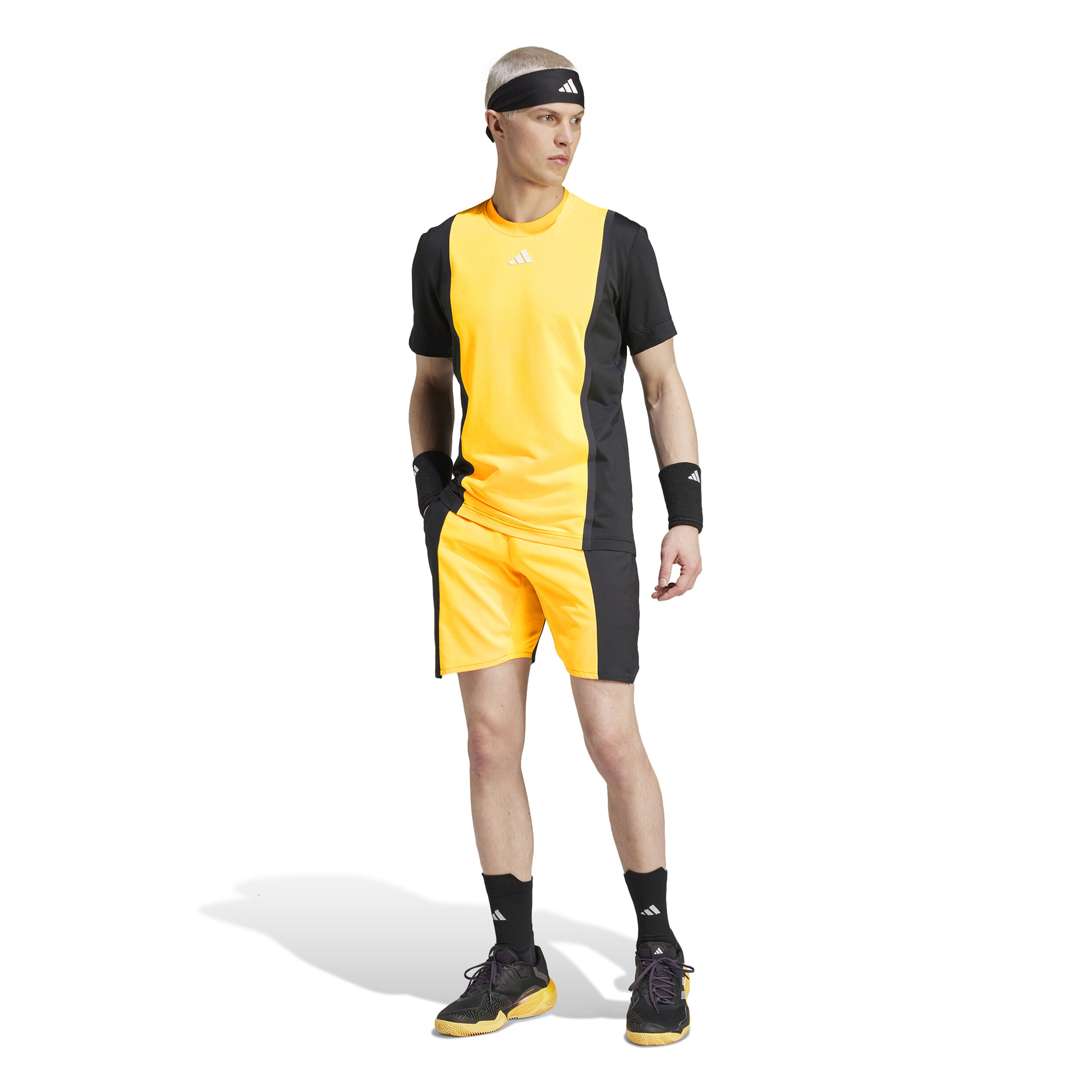 Ergo Shorts Herren - Orange, Schwarz
