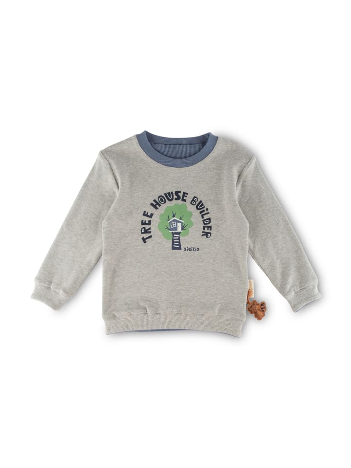 Sigikid Wendeshirt forest adventure in grau/blau günstig kaufen