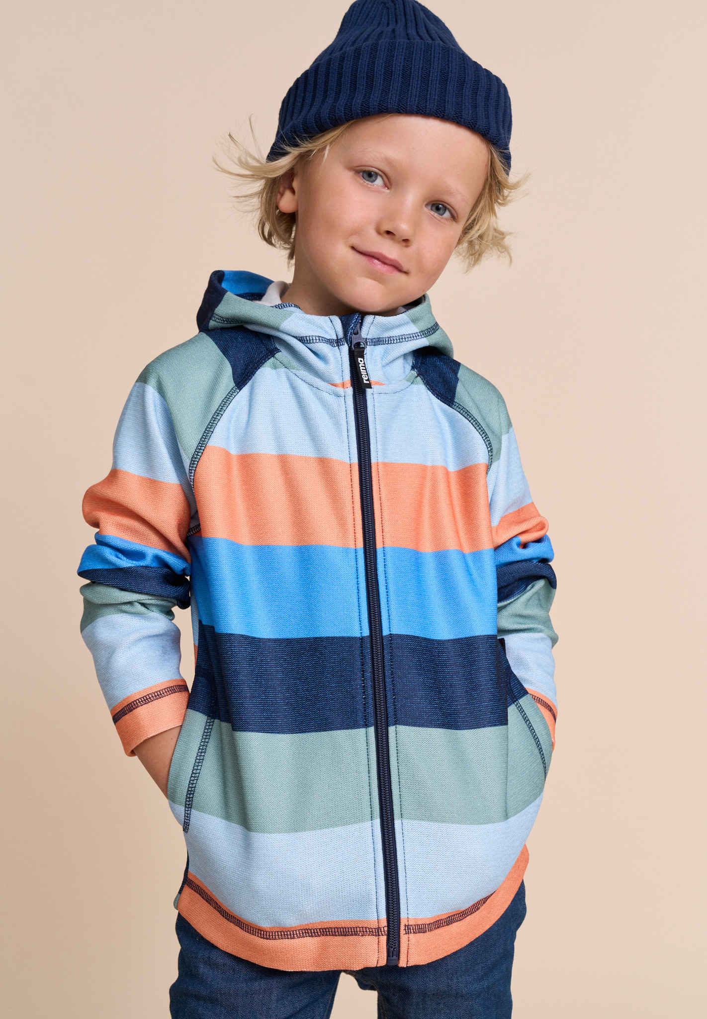 Kinder Strickfleecejacke Haave