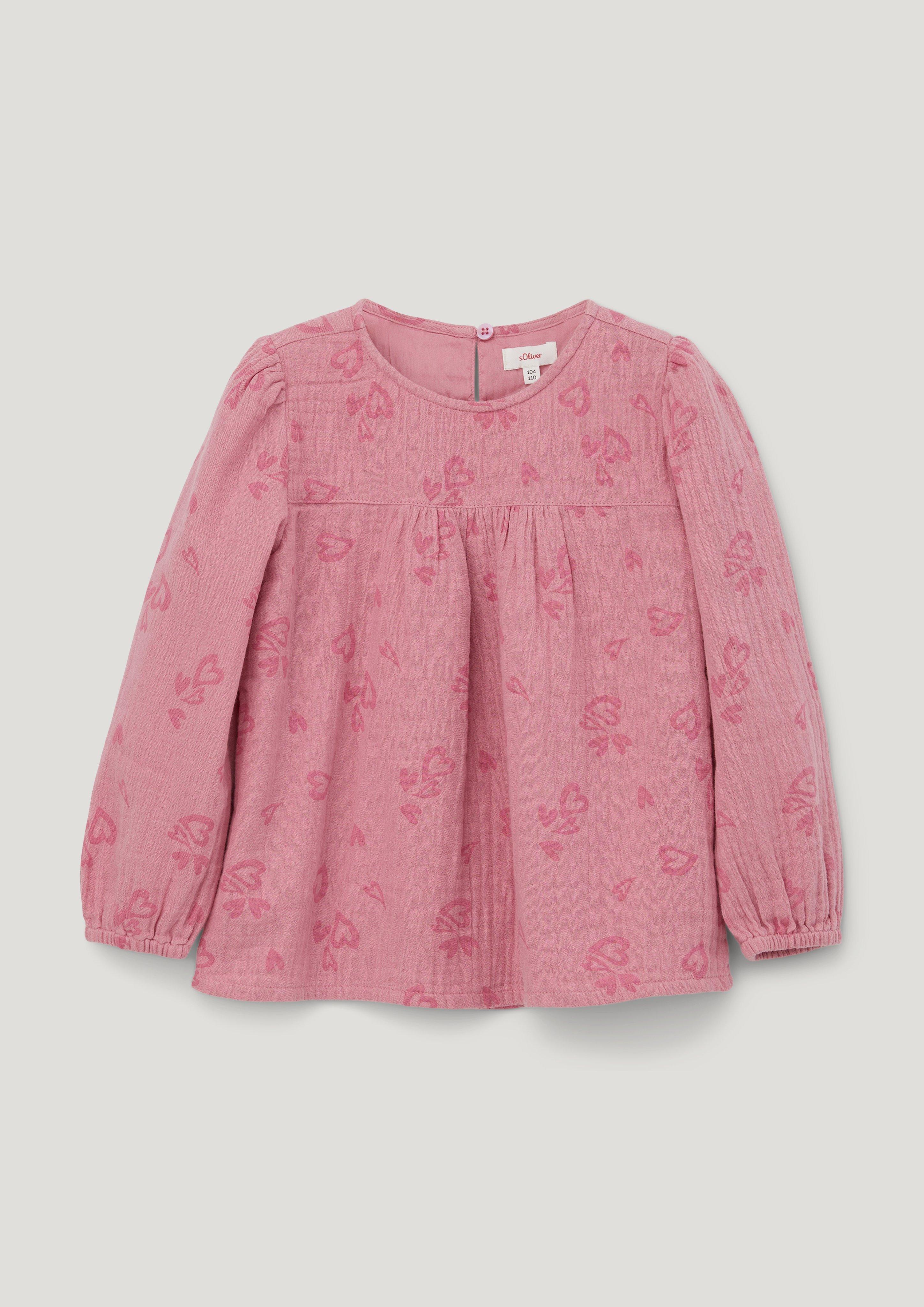 Blusenshirt mit Raffung  2133928-43A2