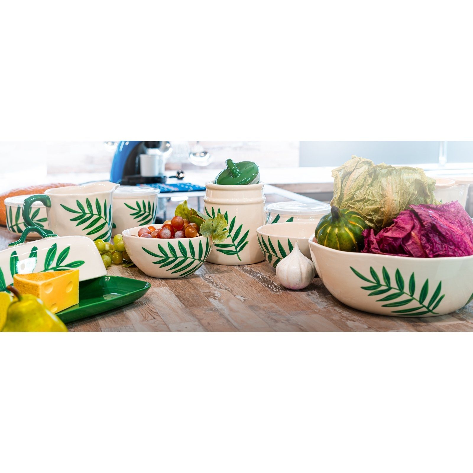 Neuetischkultur Suppenschüssel Suppentasse 0,6 Liter Keramik gemustert, Keramik, (1-tlg)