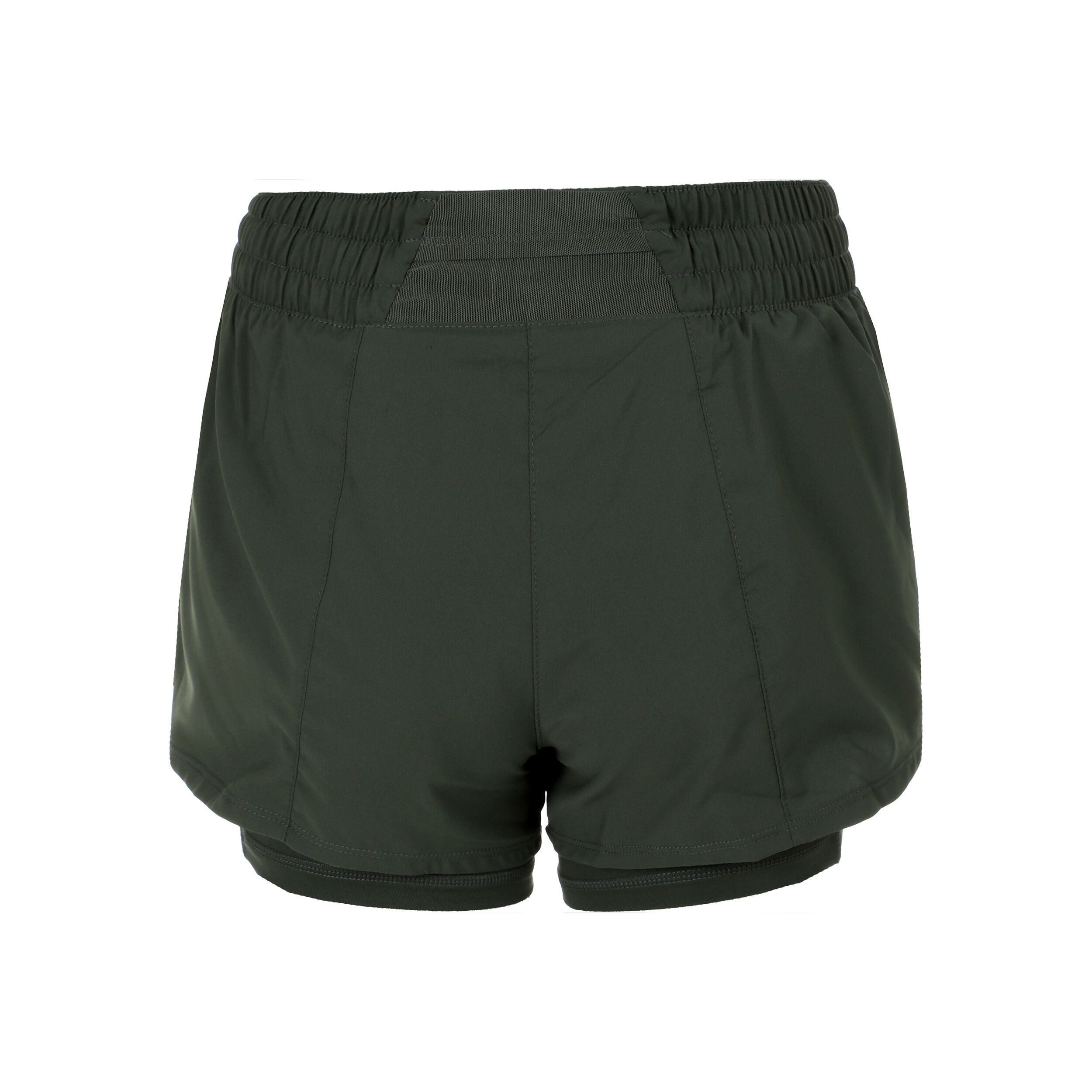 Dri-Fit One 3in1 Shorts Damen - Grün, Silber