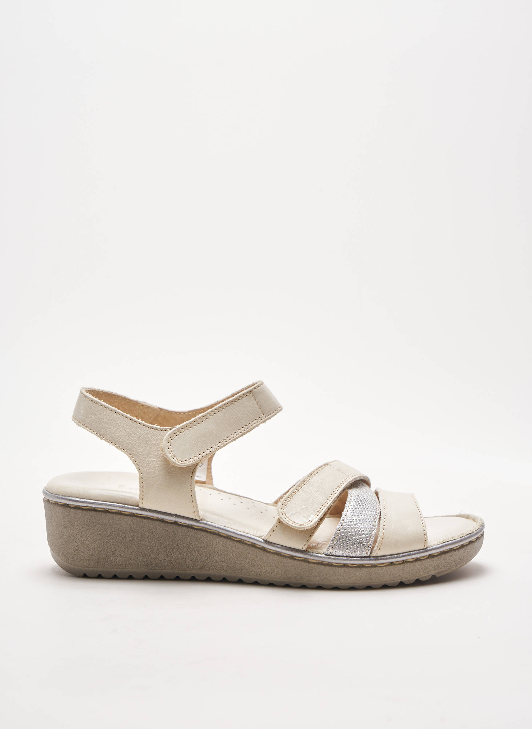 Jolie Shoe Sandales Nu Pieds Femme couleur beige