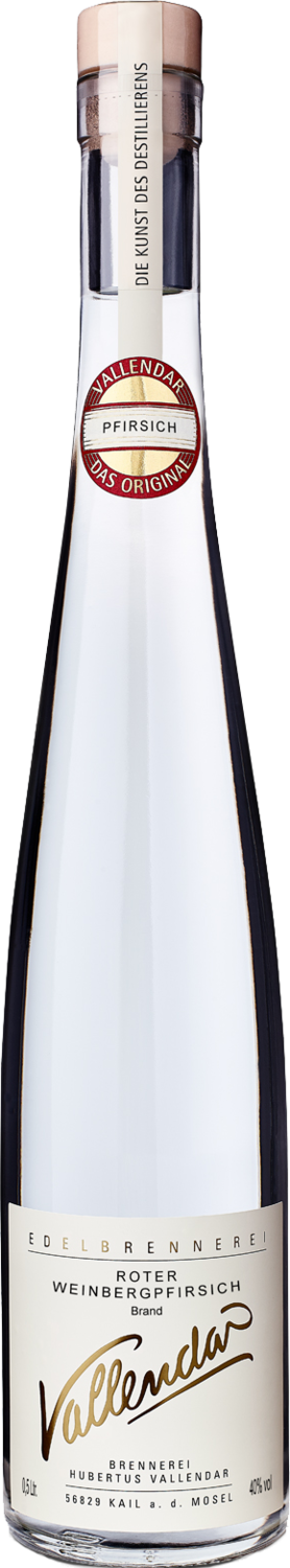 Edelbrennerei Hubertus Vallendar Weinbergpfirsichbrand Limited Edition 0,5