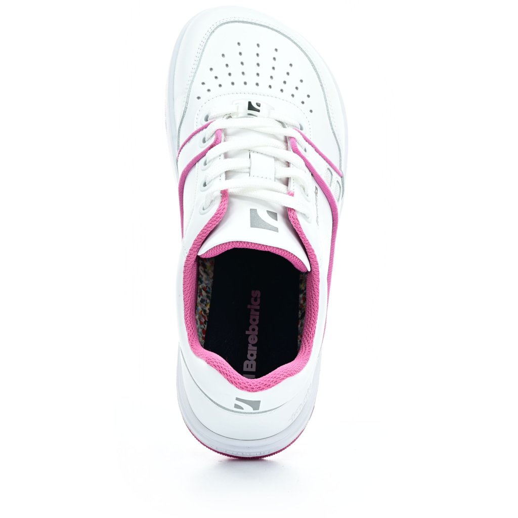 Be Lenka Barebarics Arise White/Raspberry Pink Barfußschuhe