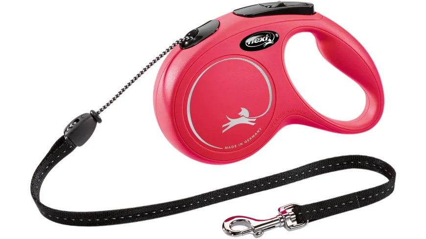 flexi Seil-Leine New Classic rot M 5 m Hundezubehör