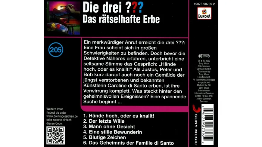 205/Das rätselhafte Erbe