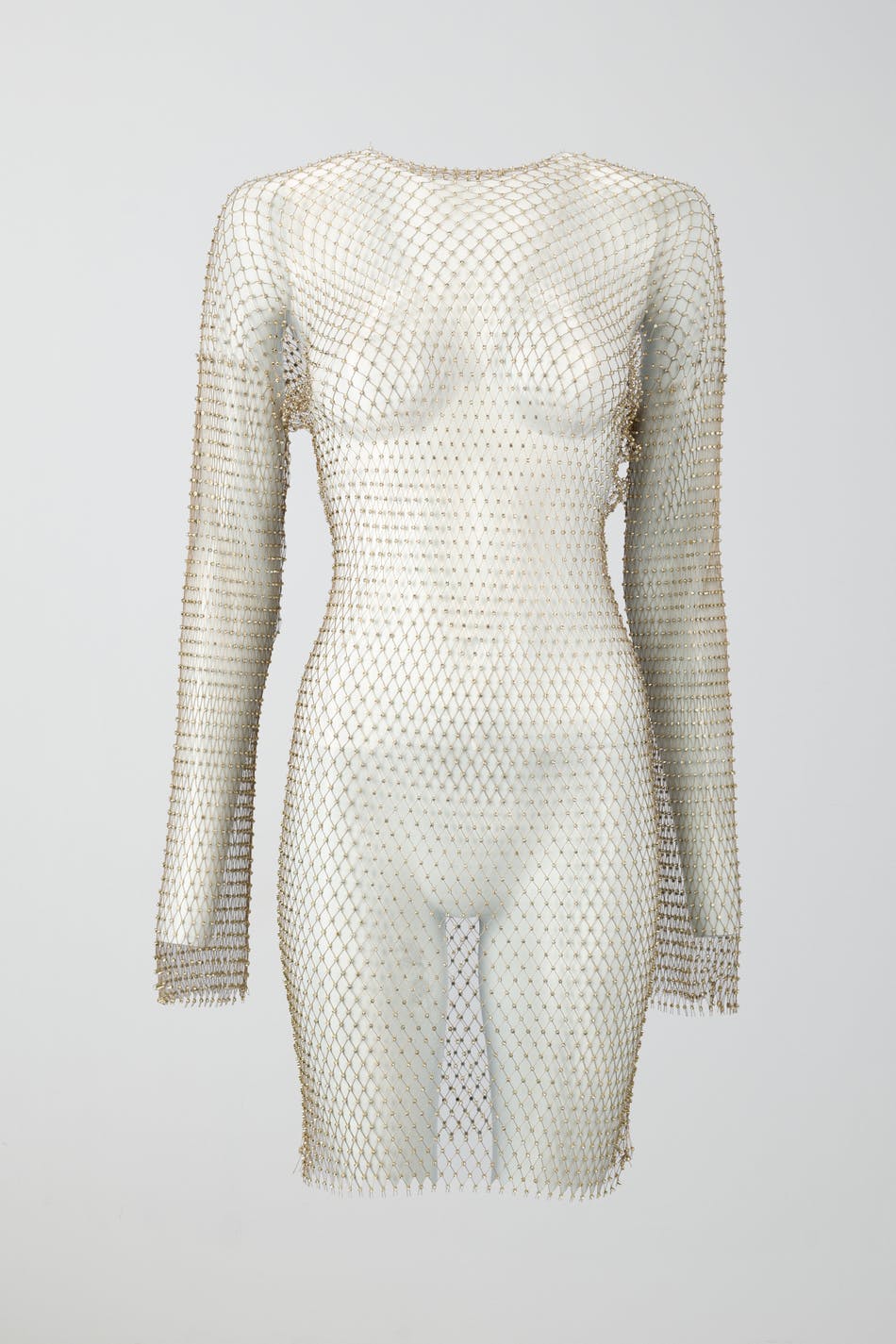 Rhinestone net dress
