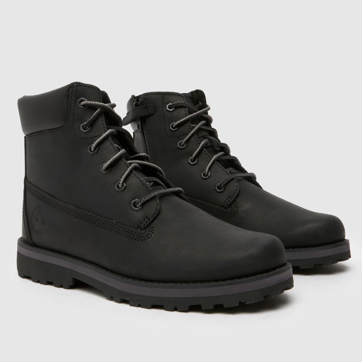 Timberland fekete courma gyerek ifjúsági csizma