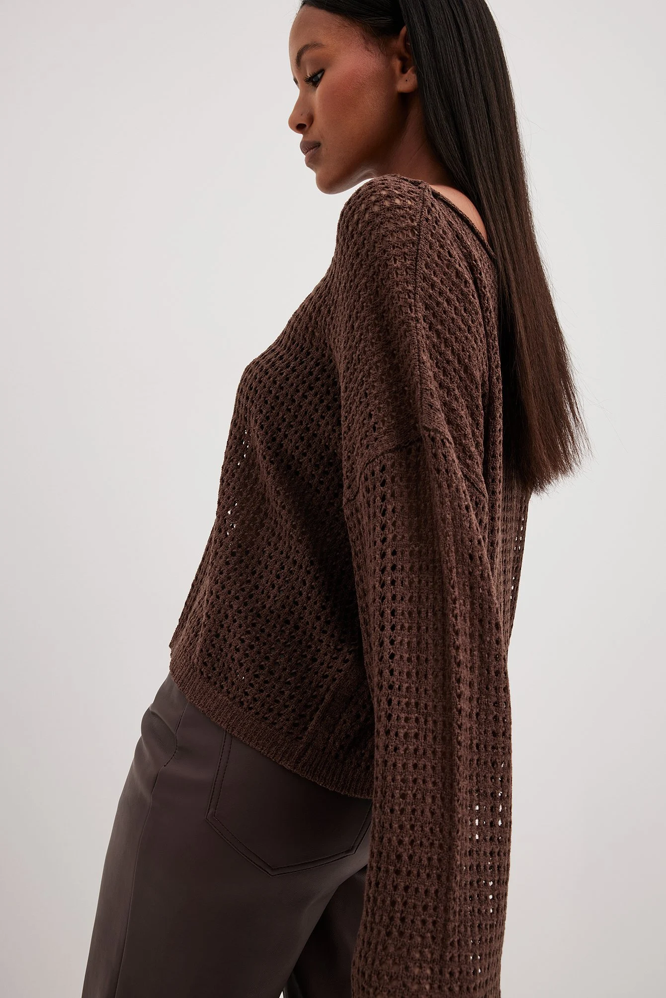 Lässiger Oversize-Strickpullover