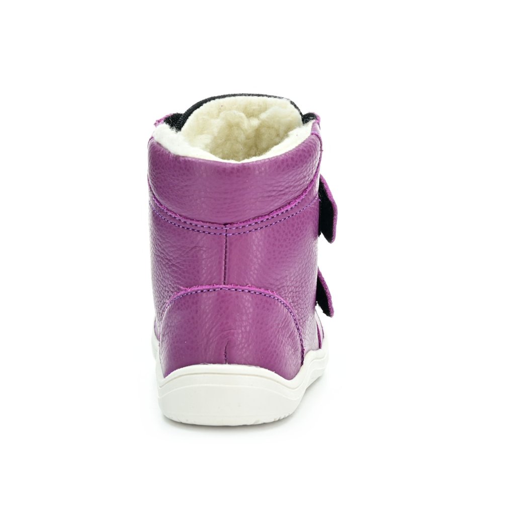 Baby Bare Febo Winter Magenta (mit Membran/Asfaltico) Winterbarfußschuhe