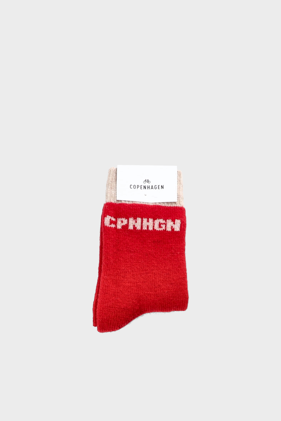 CPH WOOL SOCKS 2 wool mix red