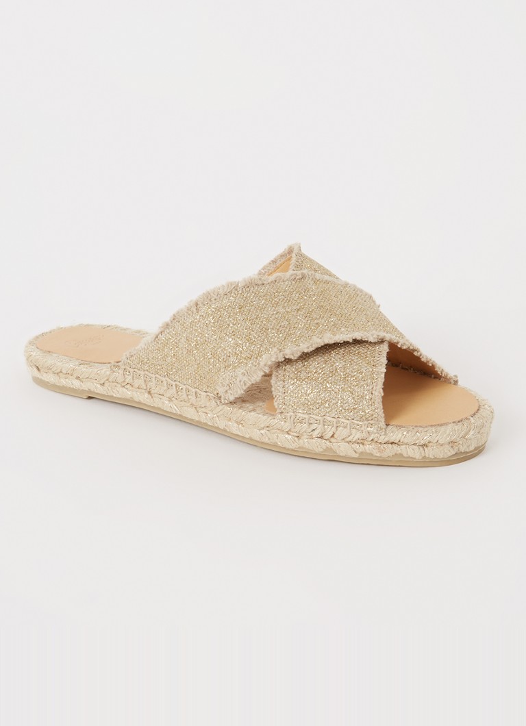 Castan Babouche Palmier de in cu lurex