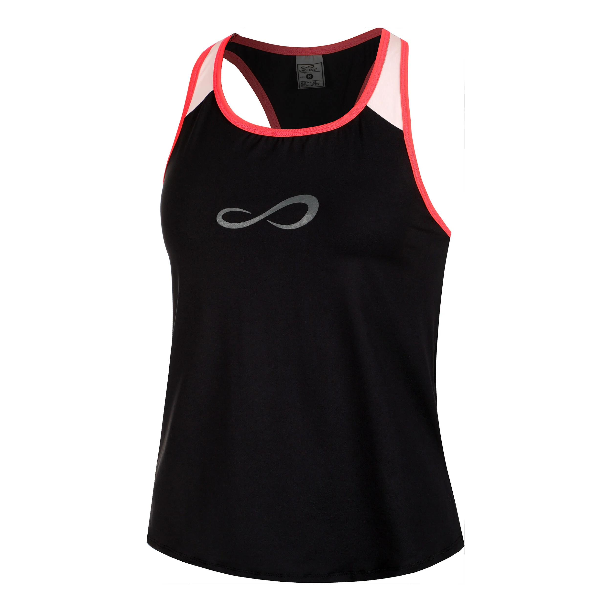 Speed II Tank-Top Damen - Schwarz, Rot
