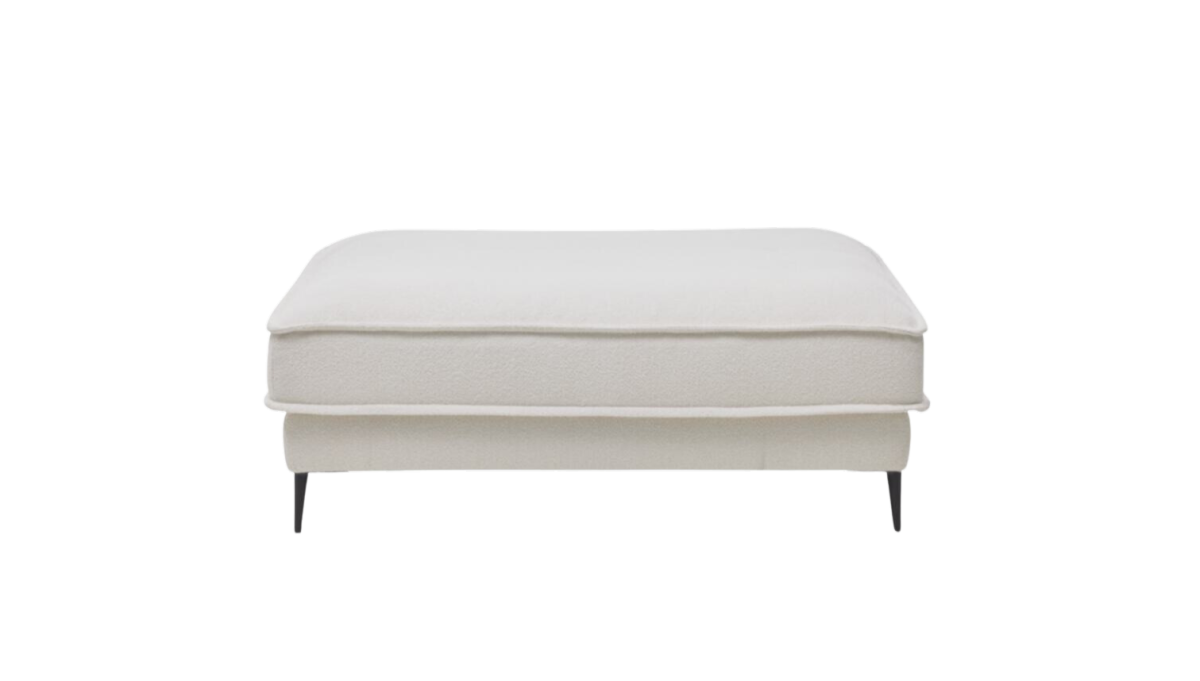 Roomio Polsterhocker No. 4102 Weiß 90 x 120 cm