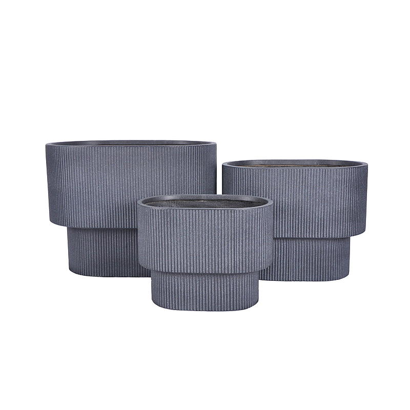 Home Potte 55x36x43 cm, antrasitt, Fure