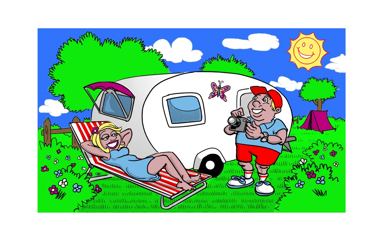 trends4cents Flagge CAMPING 90 x 150 cm