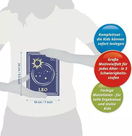 CreArt Sternzeichen Löwe - Malen nach Zahlen für Erwachsene