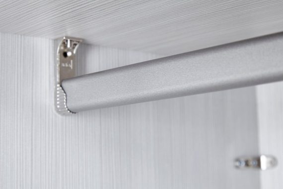 rauch Inneneinteilung, Inneneinteilung Breite 117 cm, mit 4 Einlegeböden und 1 Kleiderstange