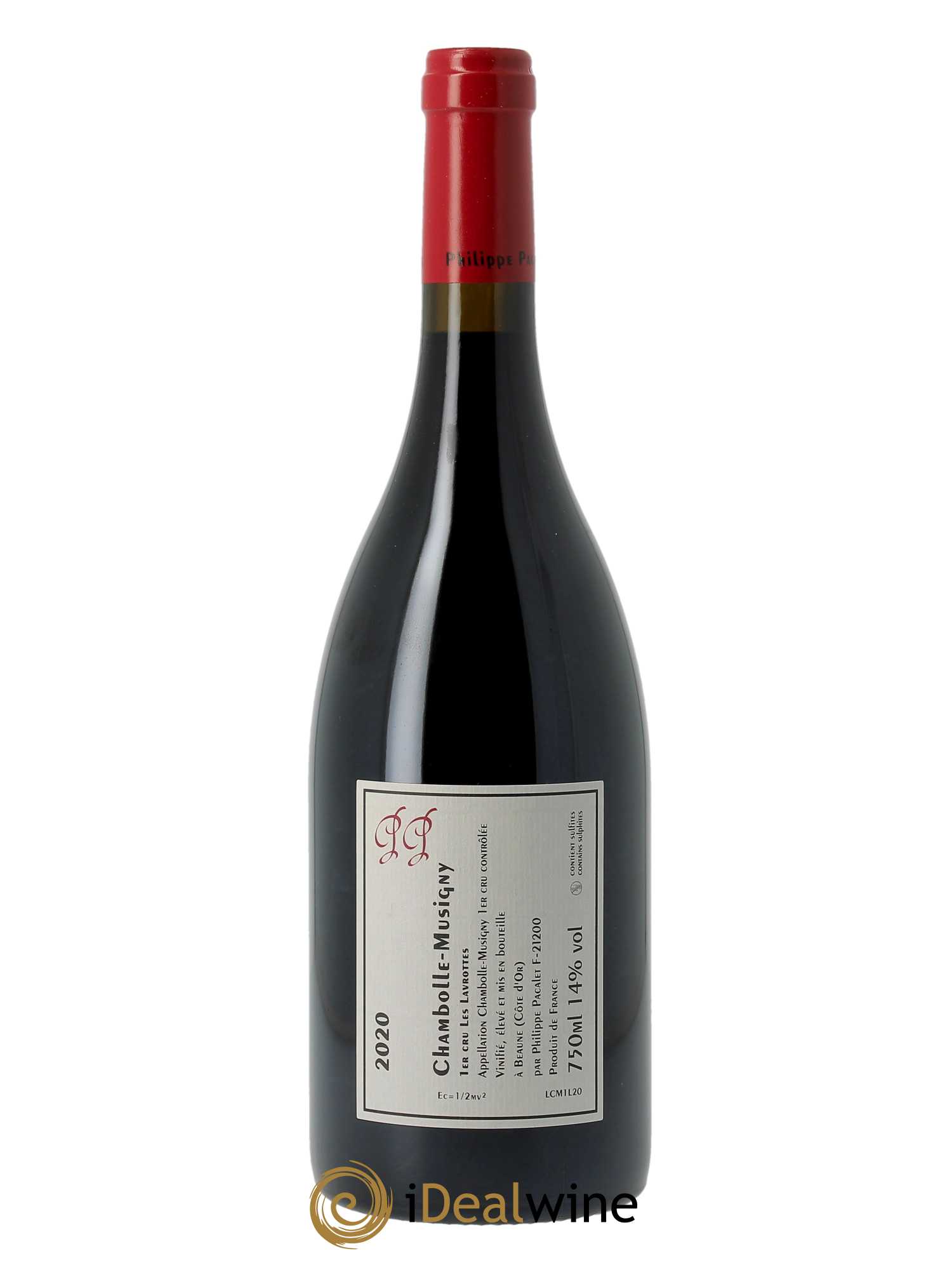 Chambolle-Musigny 1er Cru Les Lavrottes Philippe Pacalet  2020 - Lot de 1 Bouteille