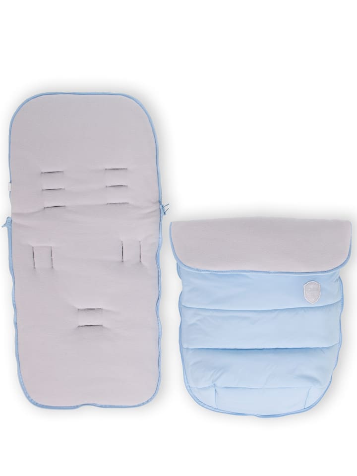 Kikkaboo Fußsack bestickt in blau günstig kaufen onesize