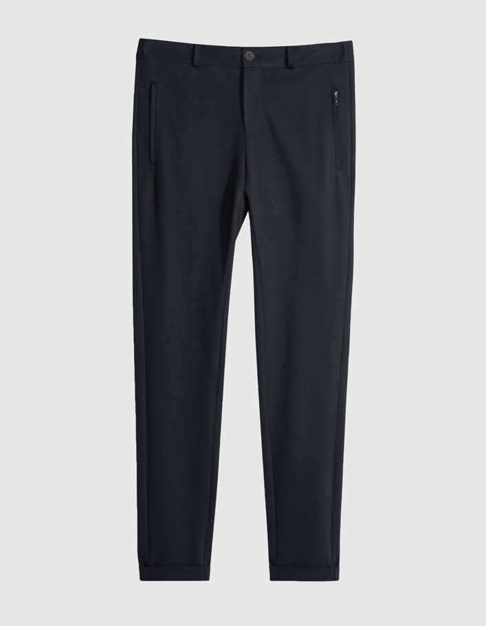 Pantalon marine esprit jog Homme