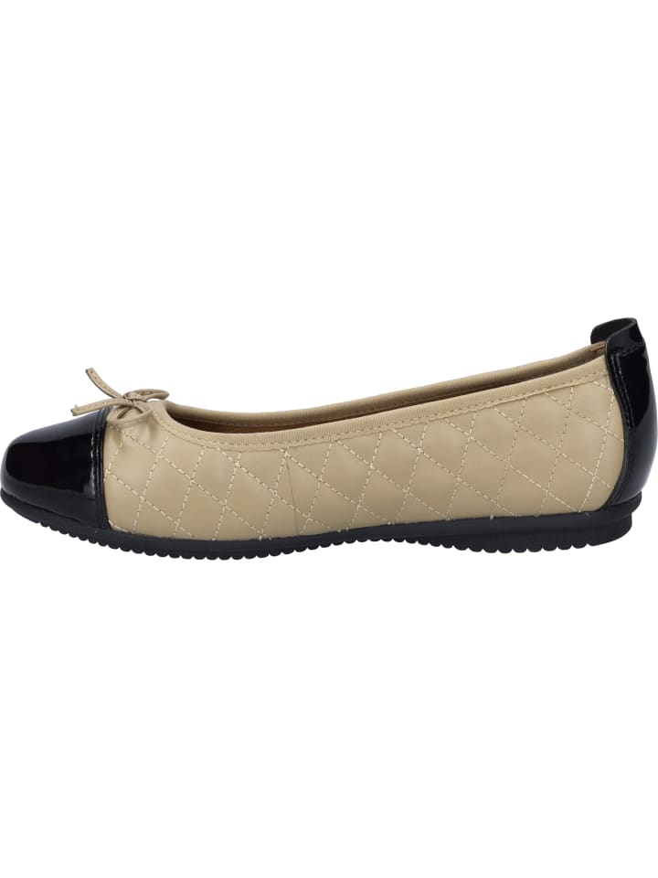 Josef Seibel Ballerina Pippa 76 in schwarz-beige günstig kaufen