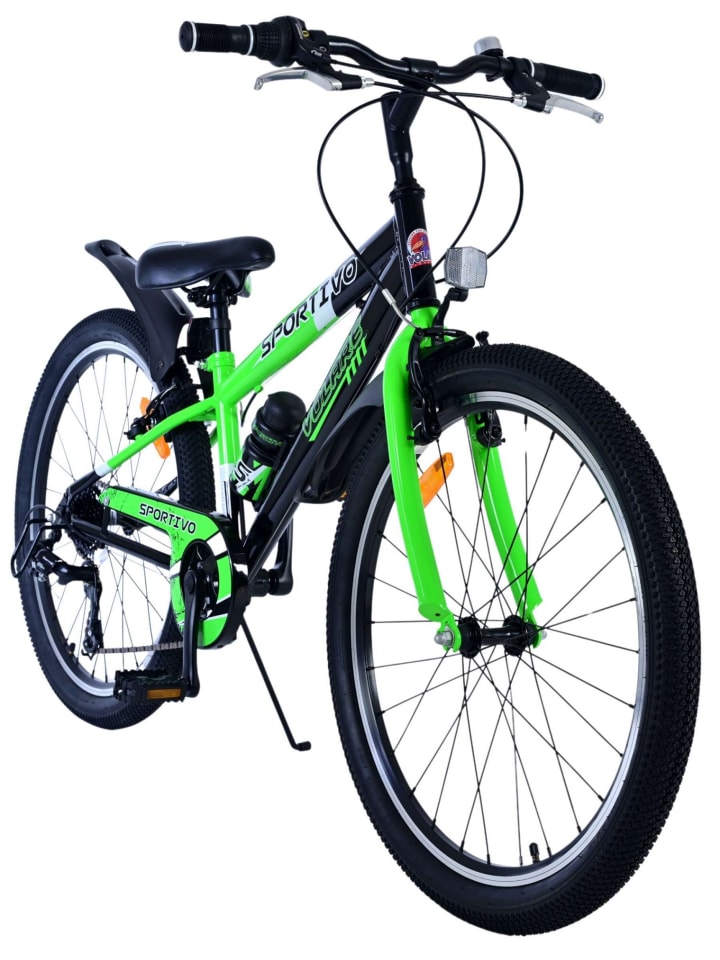 Volare Kinderfahrrad Sportivo für Jungen 24 Zoll Kinderrad in Grün 7-Gänge 3 Jahre günstig kaufen onesize