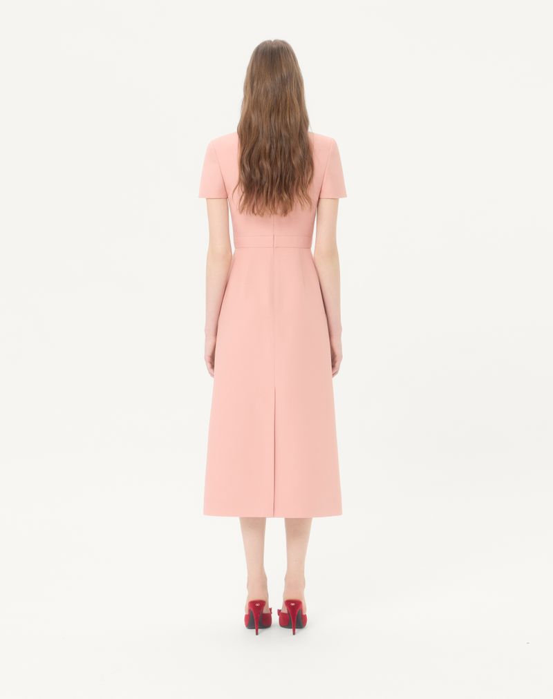 Broderet Crepe Couture Midi-kjole