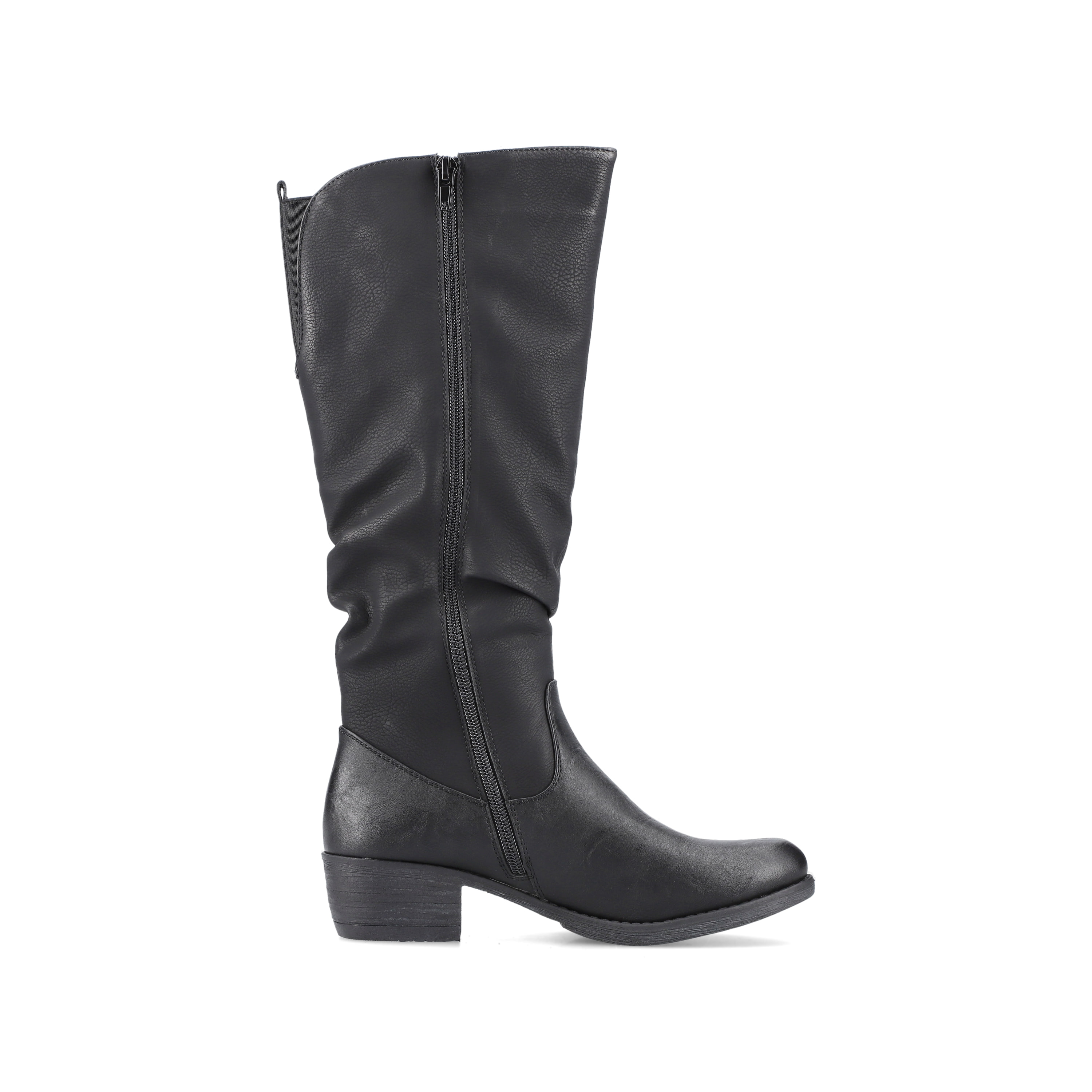 Rieker Damen Hochschaftstiefel tiefschwarz