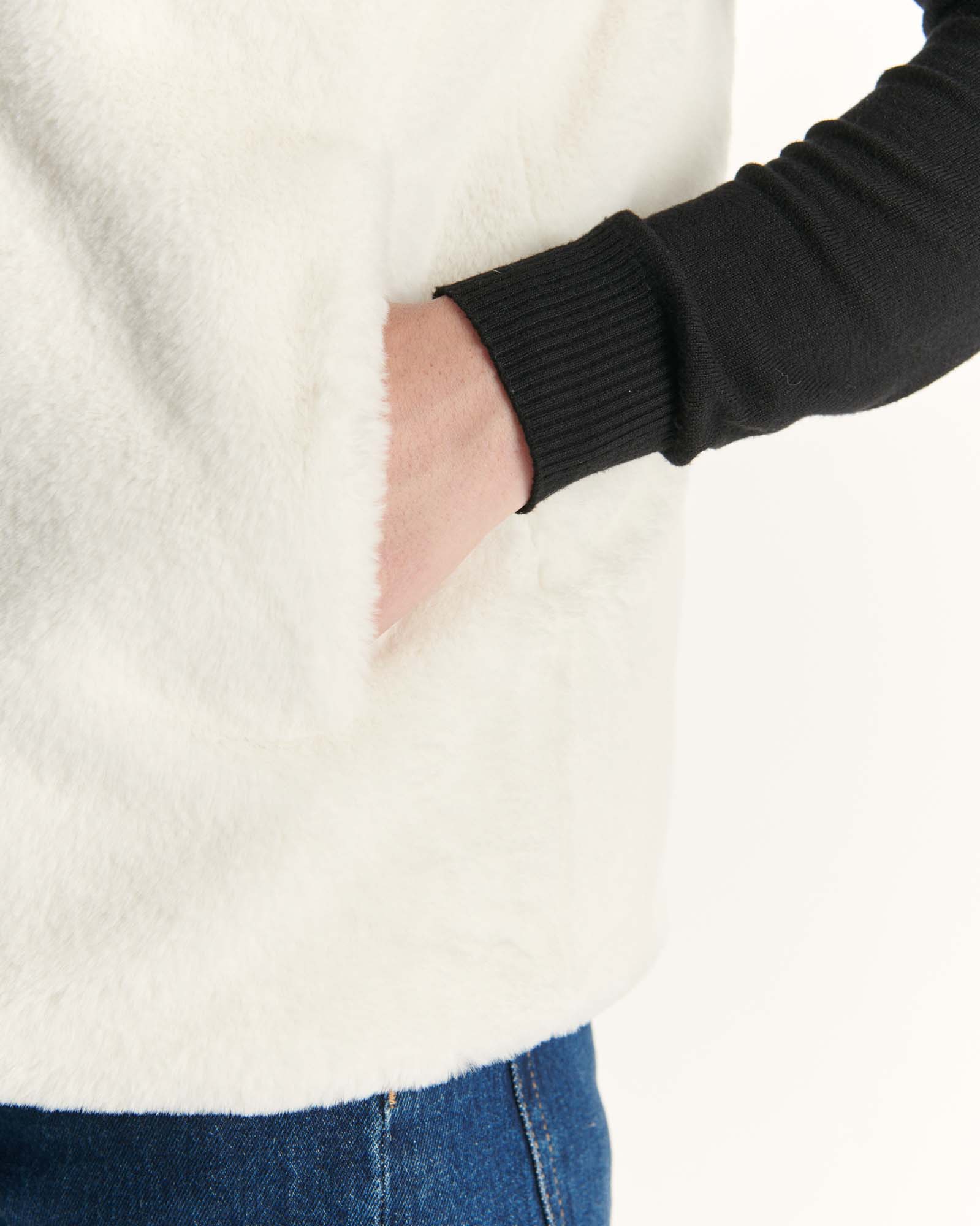 Doudoune sans manches réversible Grand Froid Blanc Daria 2.0