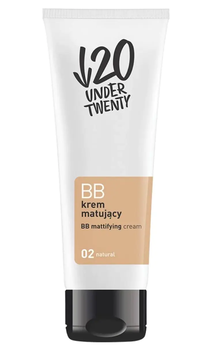 Under Twenty -mattavoide BB 02 Natural 60ml